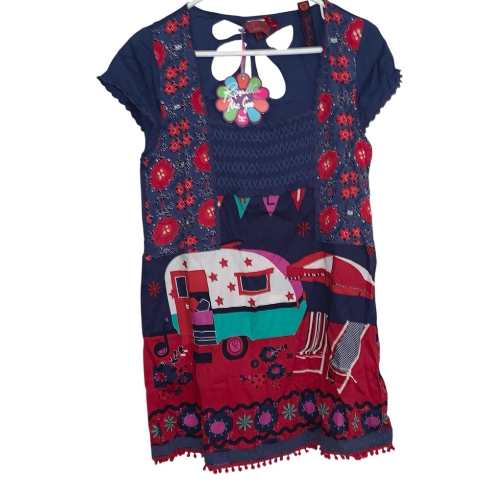 Rosalina McGee Camper Print dress